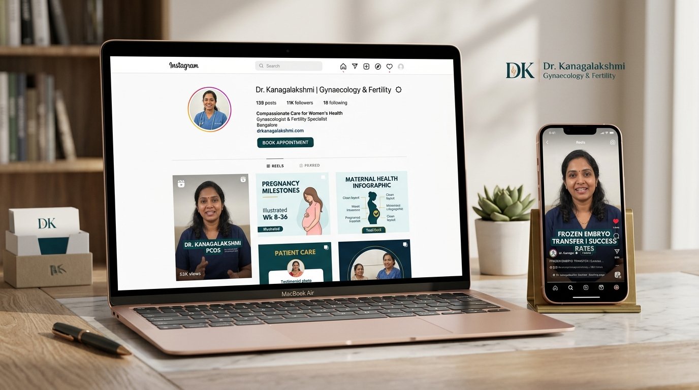 Dr. Kanagalakshmi Doctor Branding and Social Media Case Study by Swiflare